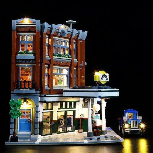 MOC LEGO Corner Garage Light Kit With Wireless Module Easy Setup - ToylandEU