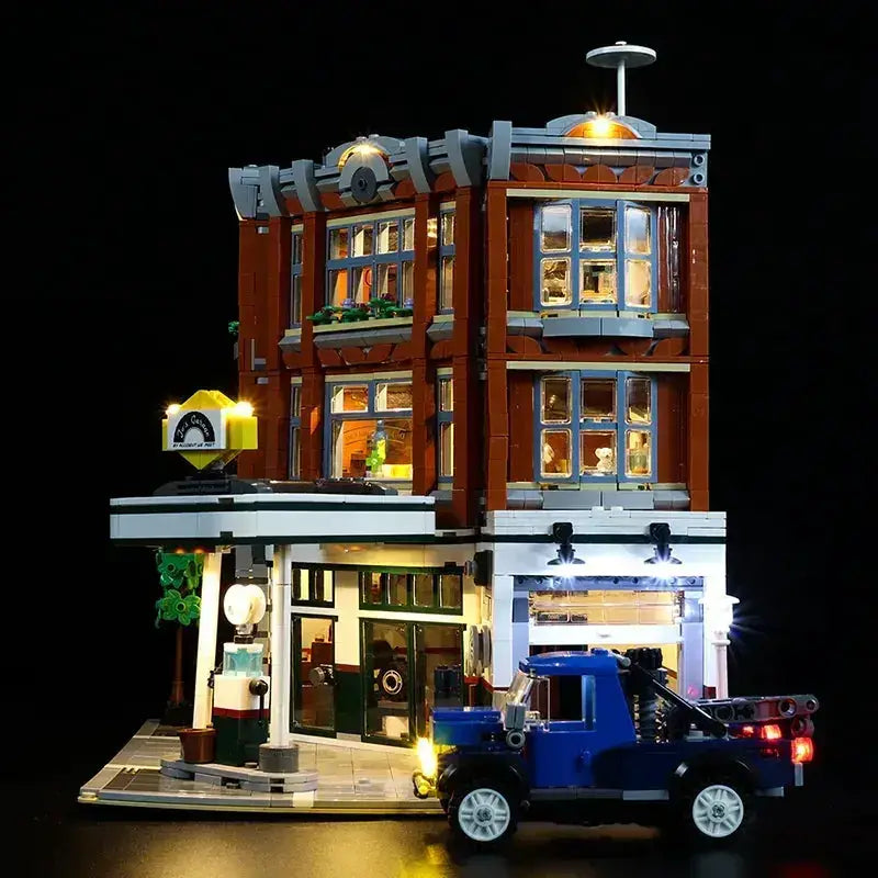 MOC LEGO Corner Garage Light Kit With Wireless Module Easy Setup - ToylandEU