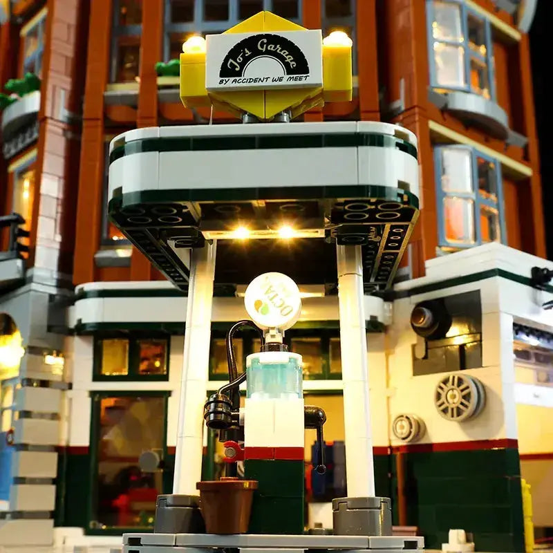 MOC LEGO Corner Garage Light Kit With Wireless Module Easy Setup - ToylandEU