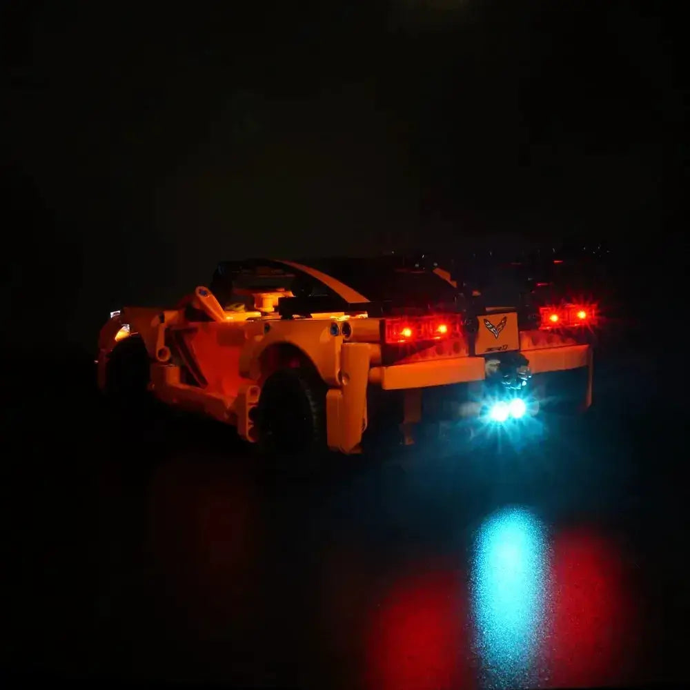 MOC LEGO Lighting Kit For Corvette ZR1 42093 Easy Install - ToylandEU