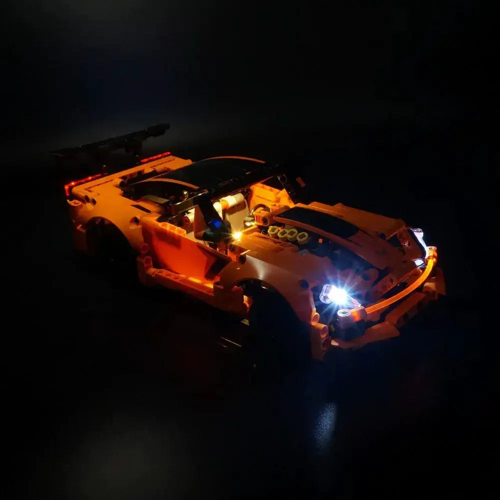 MOC LEGO Lighting Kit For Corvette ZR1 42093 Easy Install - ToylandEU