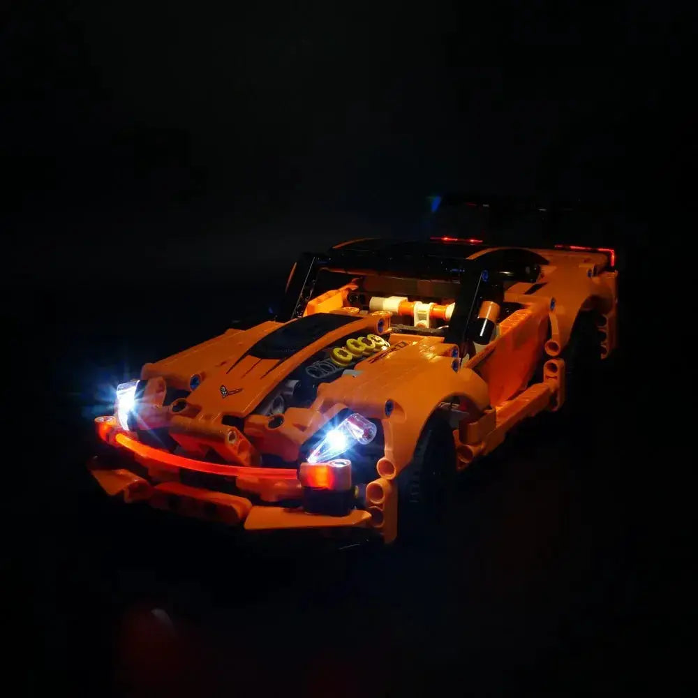 MOC LEGO Lighting Kit For Corvette ZR1 42093 Easy Install - ToylandEU