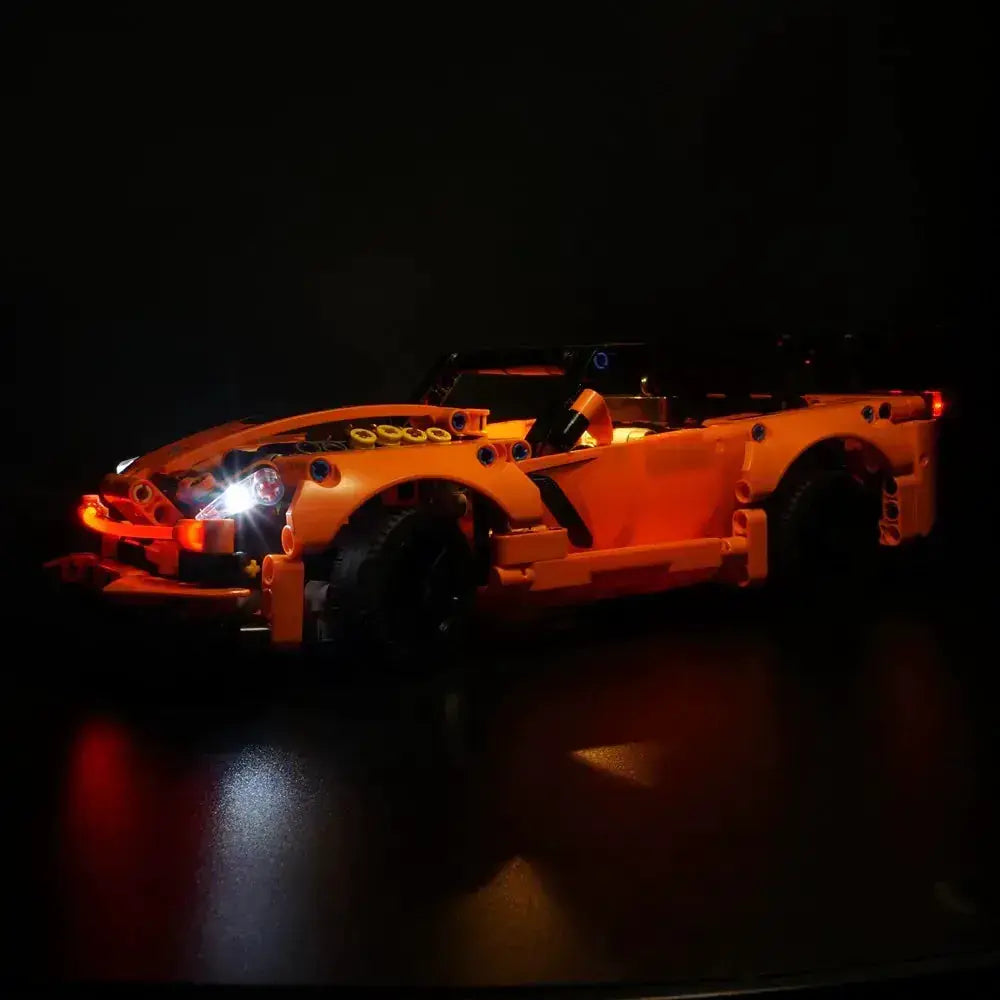 MOC LEGO Lighting Kit For Corvette ZR1 42093 Easy Install - ToylandEU