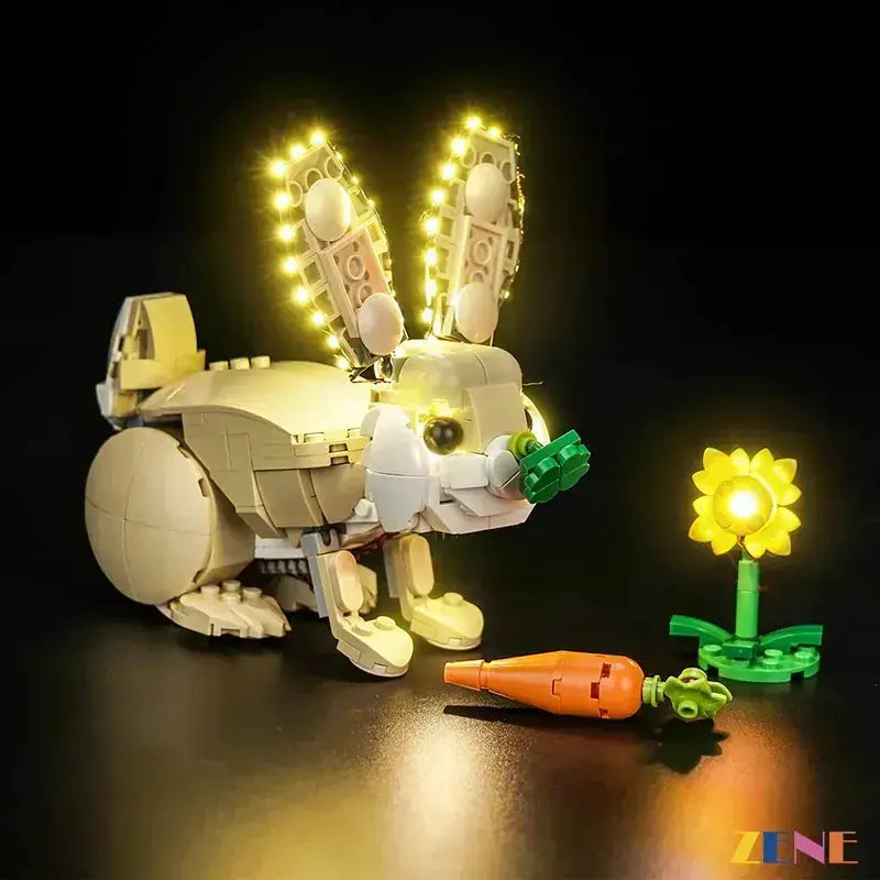 MOC LEGO Bunny Light Kit for 31162 Sets Bright Display - ToylandEU