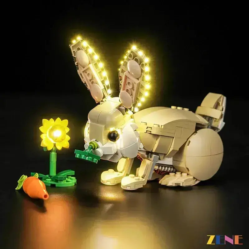 MOC LEGO Bunny Light Kit for 31162 Sets Bright Display - ToylandEU