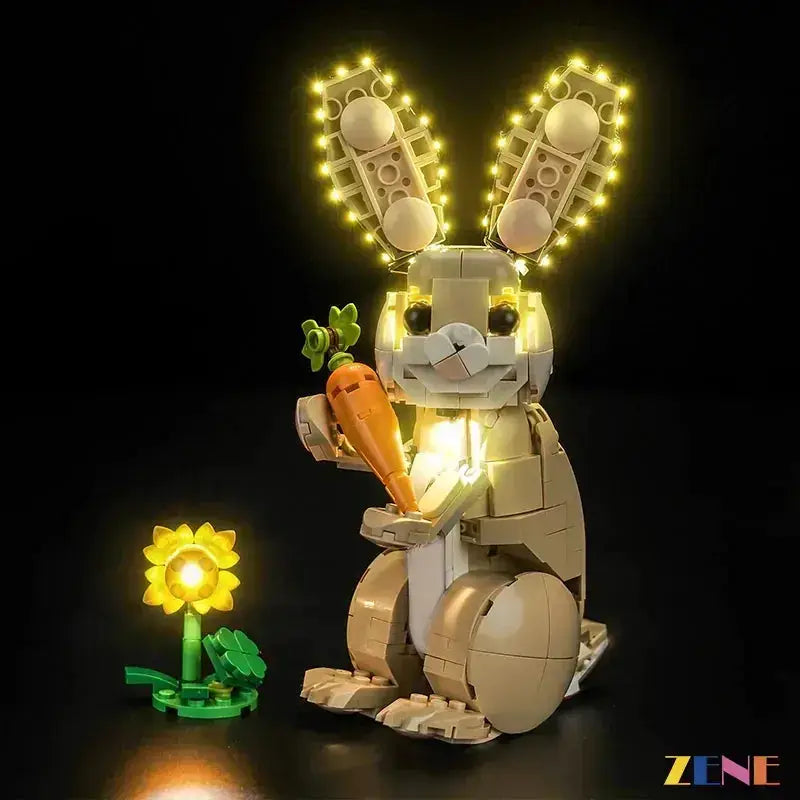 MOC LEGO Bunny Light Kit for 31162 Sets Bright Display - ToylandEU