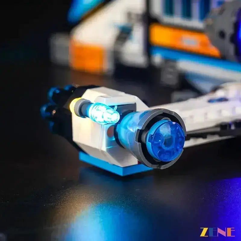 MOC Lego Light Kit For DreamZzz Spacebus Ice Blue Vivid LEDs - ToylandEU