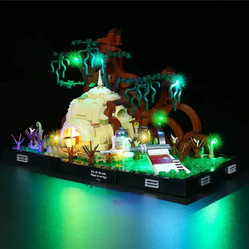 MOC LEGO Light Kit For Dagobah Jedi 75330 V2 Easy Install - ToylandEU