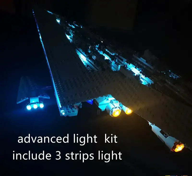 MOC LEGO Star Destroyer Light Kit For 10221 With Hidden Illumination - ToylandEU