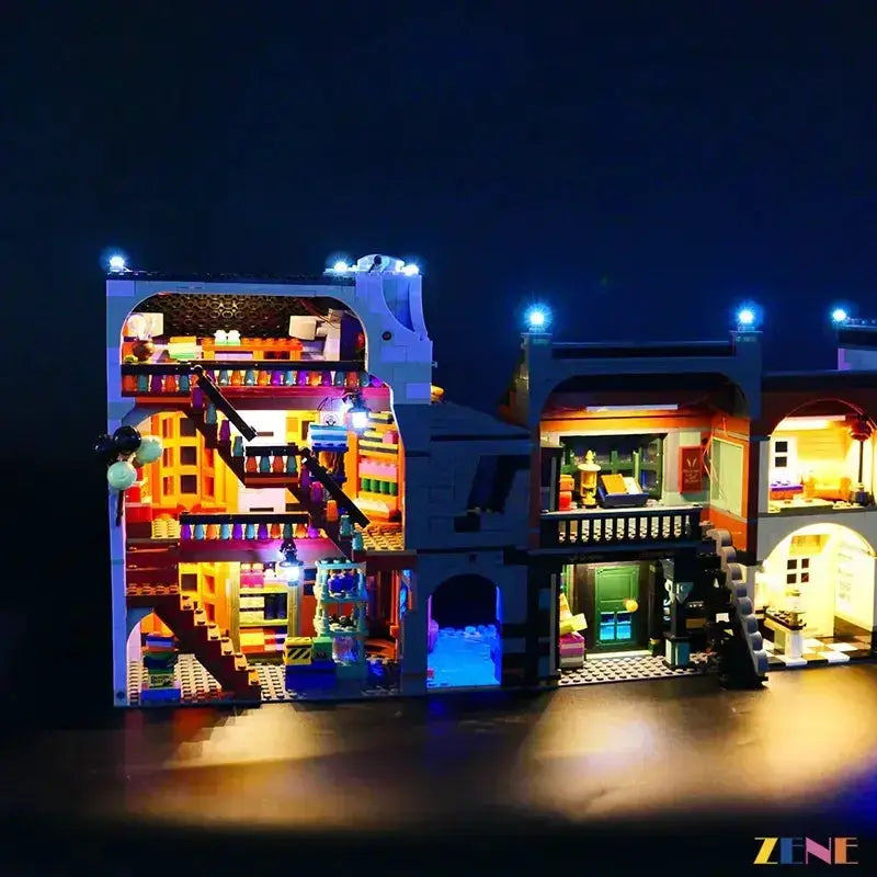 MOC LEGO Diagon Alley Light Kit for 75978 Illuminates Wizarding World - ToylandEU
