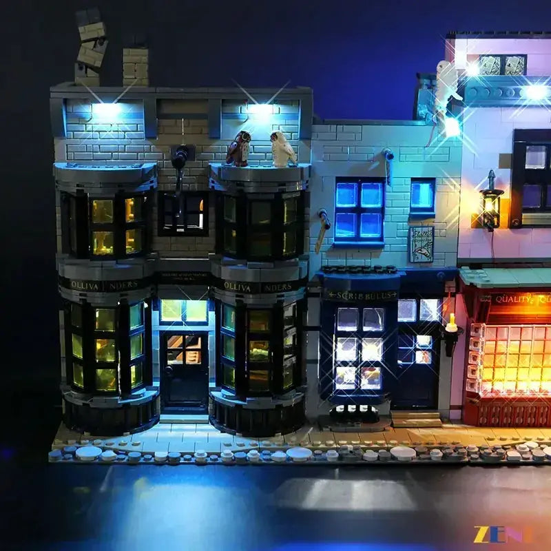 MOC LEGO Diagon Alley Light Kit for 75978 Illuminates Wizarding World - ToylandEU