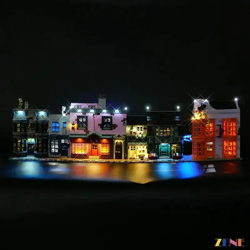 MOC LEGO Diagon Alley Light Kit for 75978 Illuminates Wizarding World - ToylandEU
