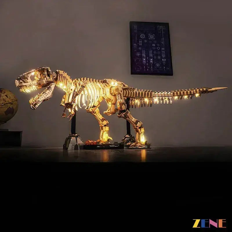 MOC LEGO T Rex Light Kit For Dinosaur Fossils 76968 Glow - ToylandEU