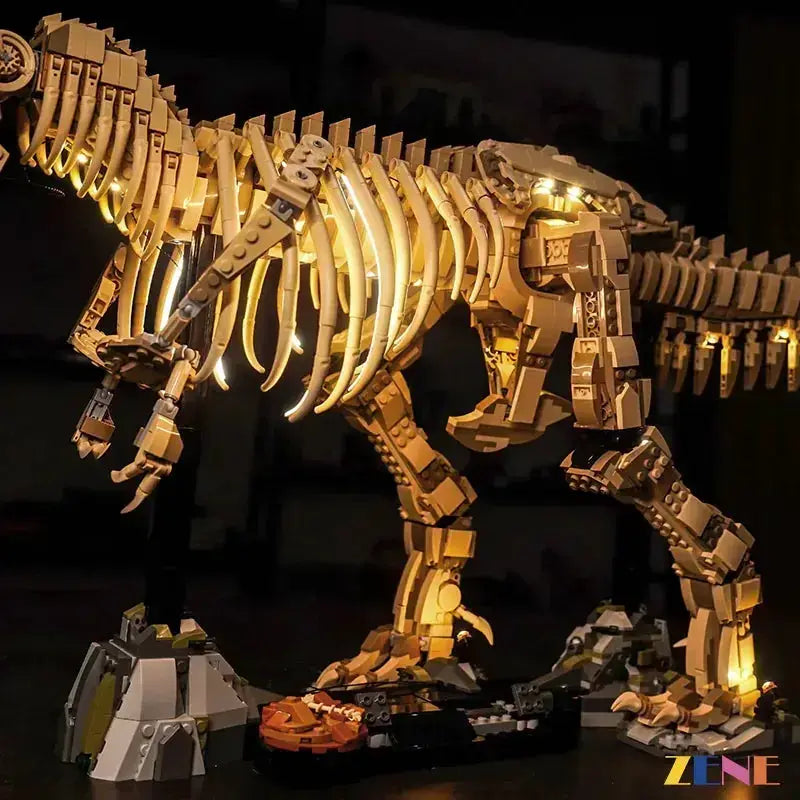 MOC LEGO T Rex Light Kit For Dinosaur Fossils 76968 Glow - ToylandEU