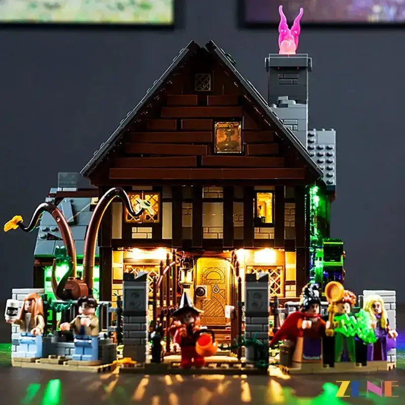 Light Kit for LEGO Disney Hocus Pocus Sanderson Sisters' Cottage #21341 Halloween - ToylandEU