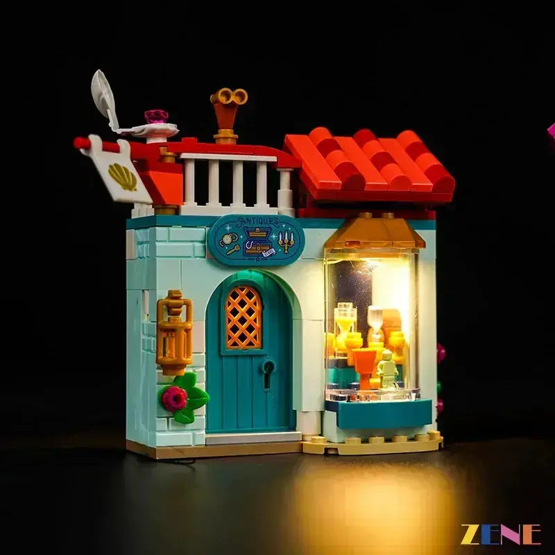 MOC Lego Disney Princess Light Kit Illuminates Market Adventure Display - ToylandEU