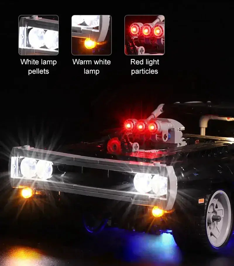 LEGO Dom's Dodge Charger #42111 Light Kit - ToylandEU
