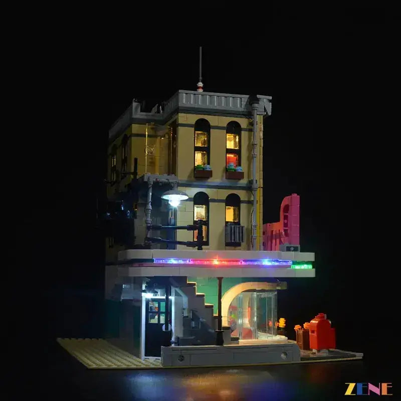 MOC LEGO Downtown Diner Light Kit For 10260 Sets Easily - ToylandEU