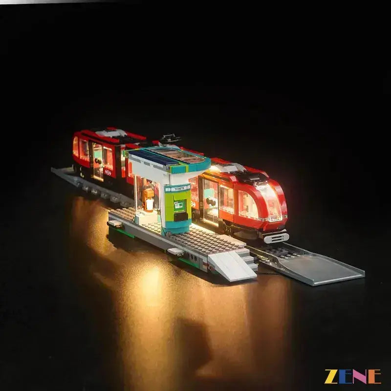 Light Kit for LEGO Downtown Streetcar and Station #60423 - ToylandEU