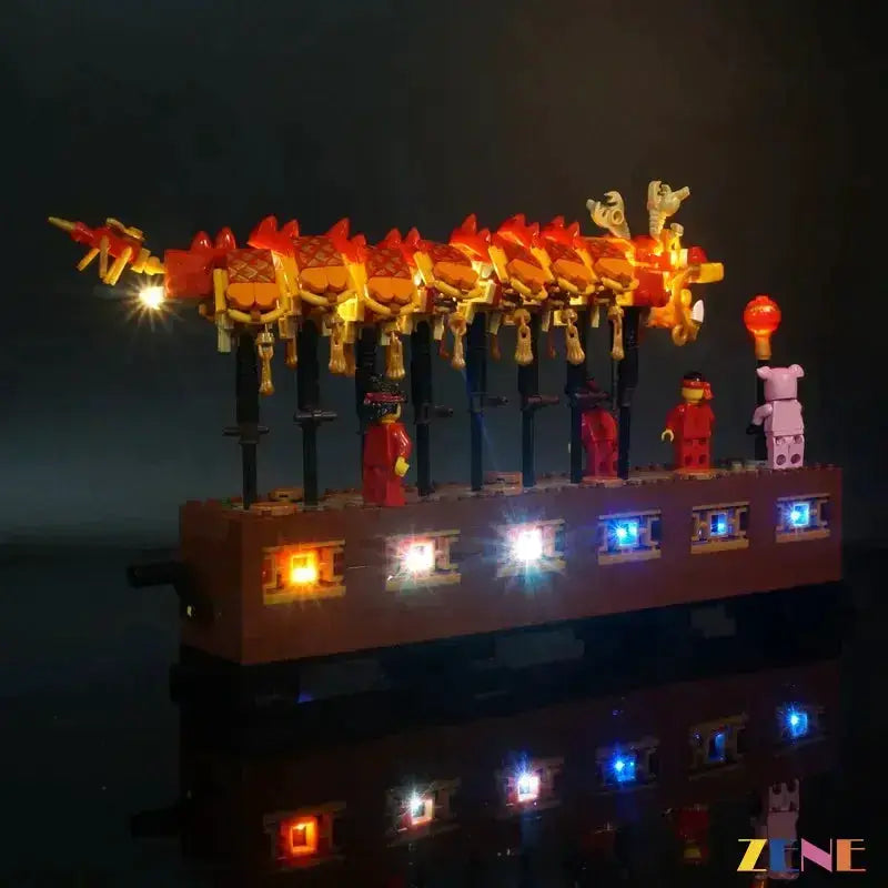 MOC Lego Dragon Dance Light Kit With Durable Secure Wiring - ToylandEU