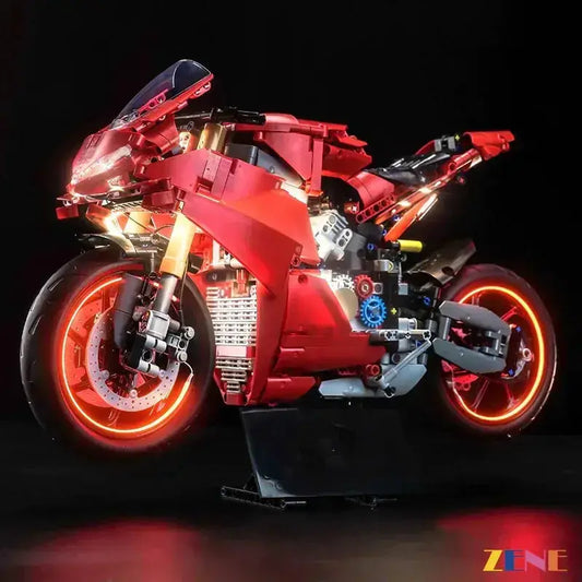 MOC Light Kit for LEGO Ducati Panigale Motorcycle V4S #42202 - ToylandEU