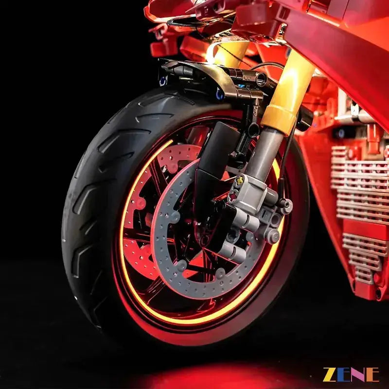 MOC Light Kit for LEGO Ducati Panigale Motorcycle V4S #42202 - ToylandEU