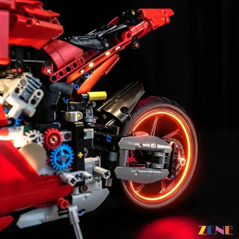 MOC Light Kit for LEGO Ducati Panigale Motorcycle V4S #42202 - ToylandEU