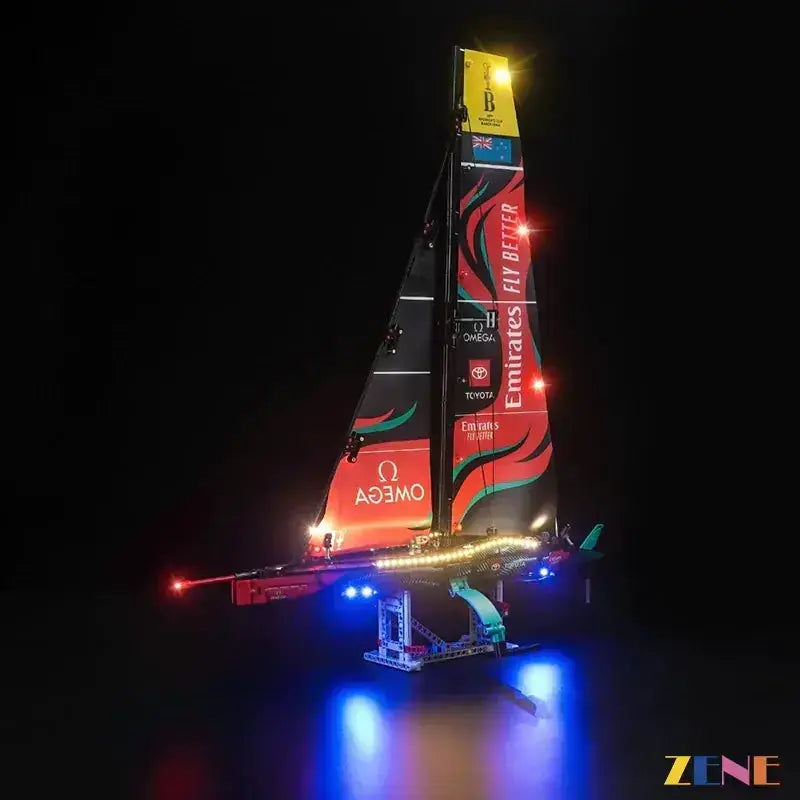 MOC LED LEGO Light Kit For Emirates Team New Zealand AC75 - ToylandEU