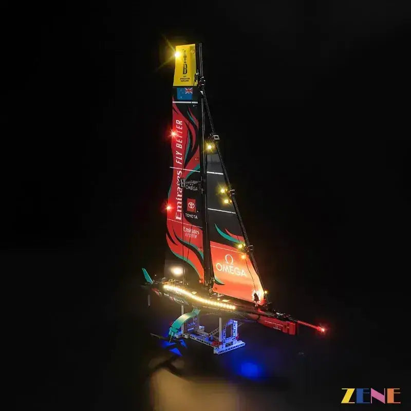 MOC LED LEGO Light Kit For Emirates Team New Zealand AC75 - ToylandEU