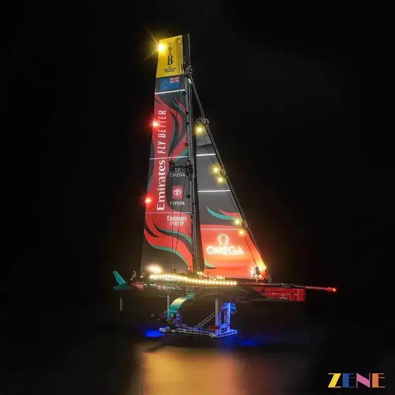 MOC LED LEGO Light Kit For Emirates Team New Zealand AC75 - ToylandEU