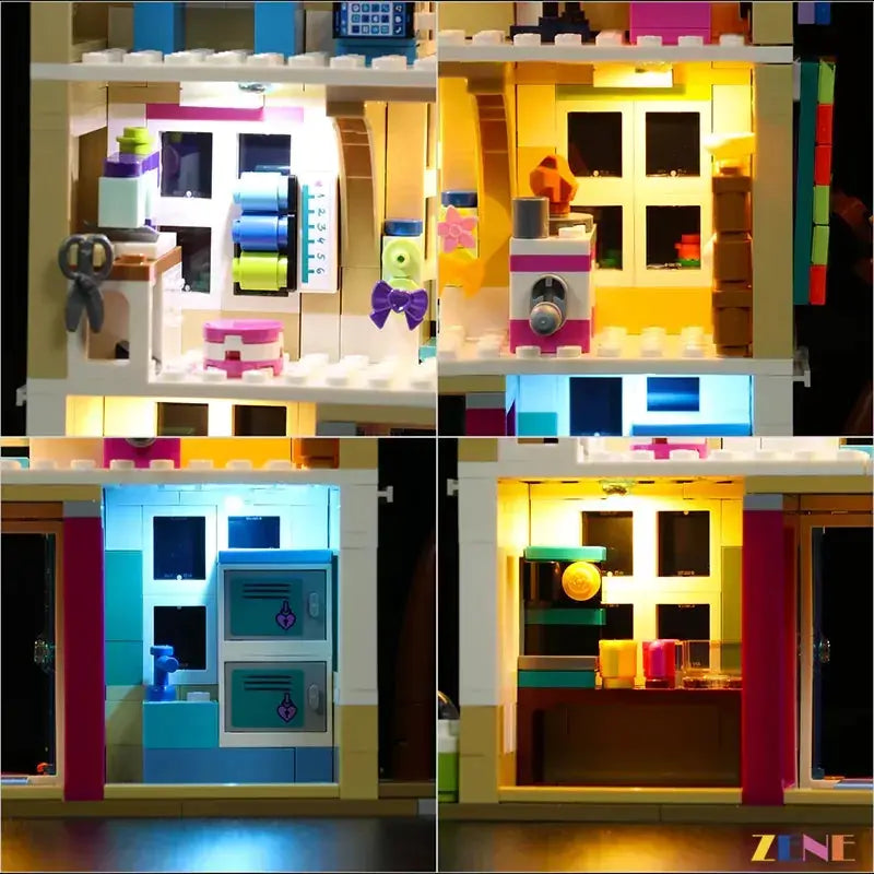 MOC LEGO Emma's Art School Light Kit Easy Install No Disassembly - ToylandEU