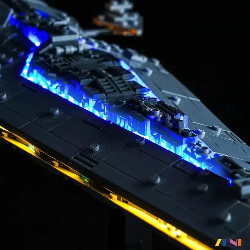 MOC LEGO Light Kit For Executor Star Destroyer 75356 Blue LEDs - ToylandEU