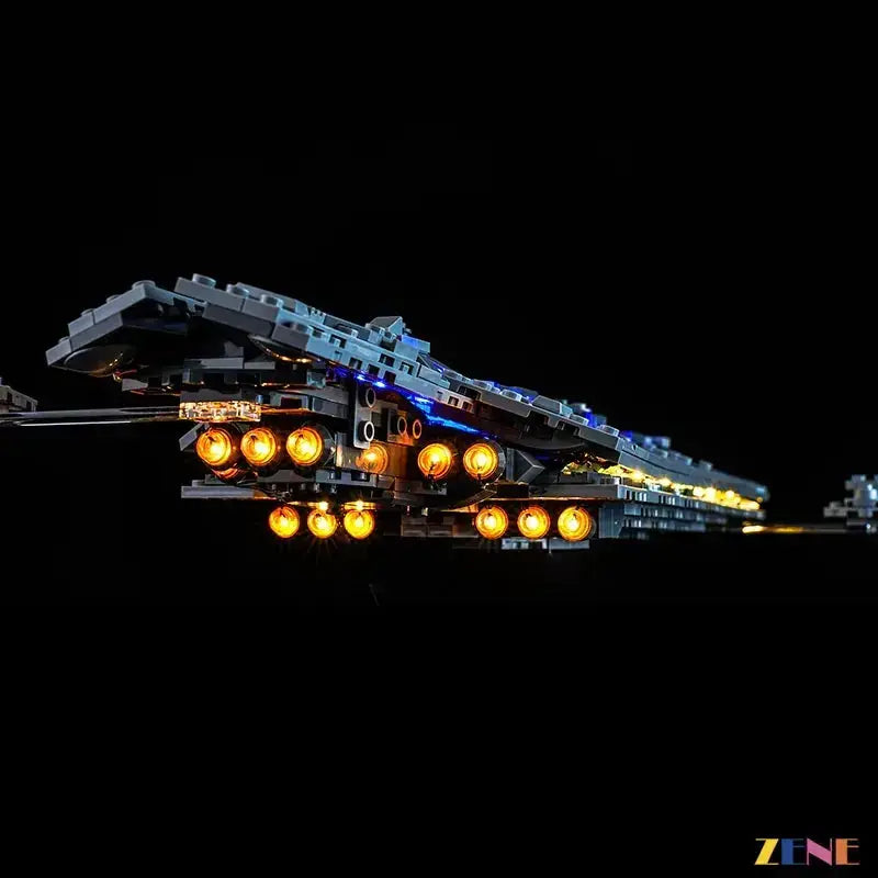 MOC LEGO Light Kit For Executor Star Destroyer 75356 Blue LEDs - ToylandEU