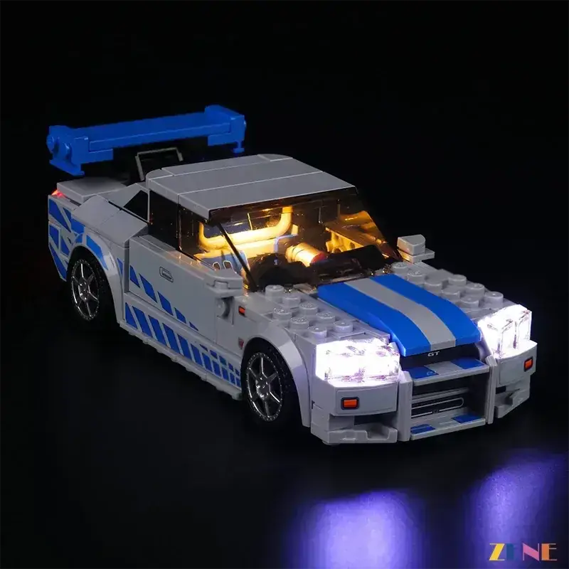 LEGO Fast Furious Nissan GT-R (R34) #76917 Light Kit - ToylandEU