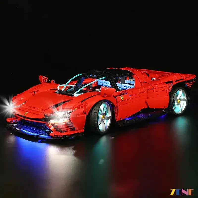 MOC Lego Lighting Kit for Realistic Ferrari Daytona SP3 Cabins - ToylandEU