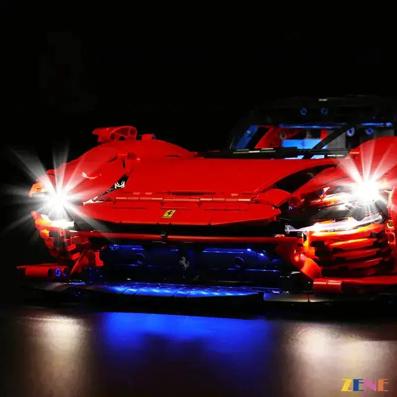 MOC Lego Lighting Kit for Realistic Ferrari Daytona SP3 Cabins - ToylandEU