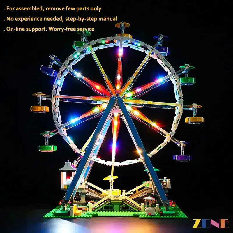 Light Kit for LEGO Ferris Wheel #10247 (Ver. 2) - ToylandEU