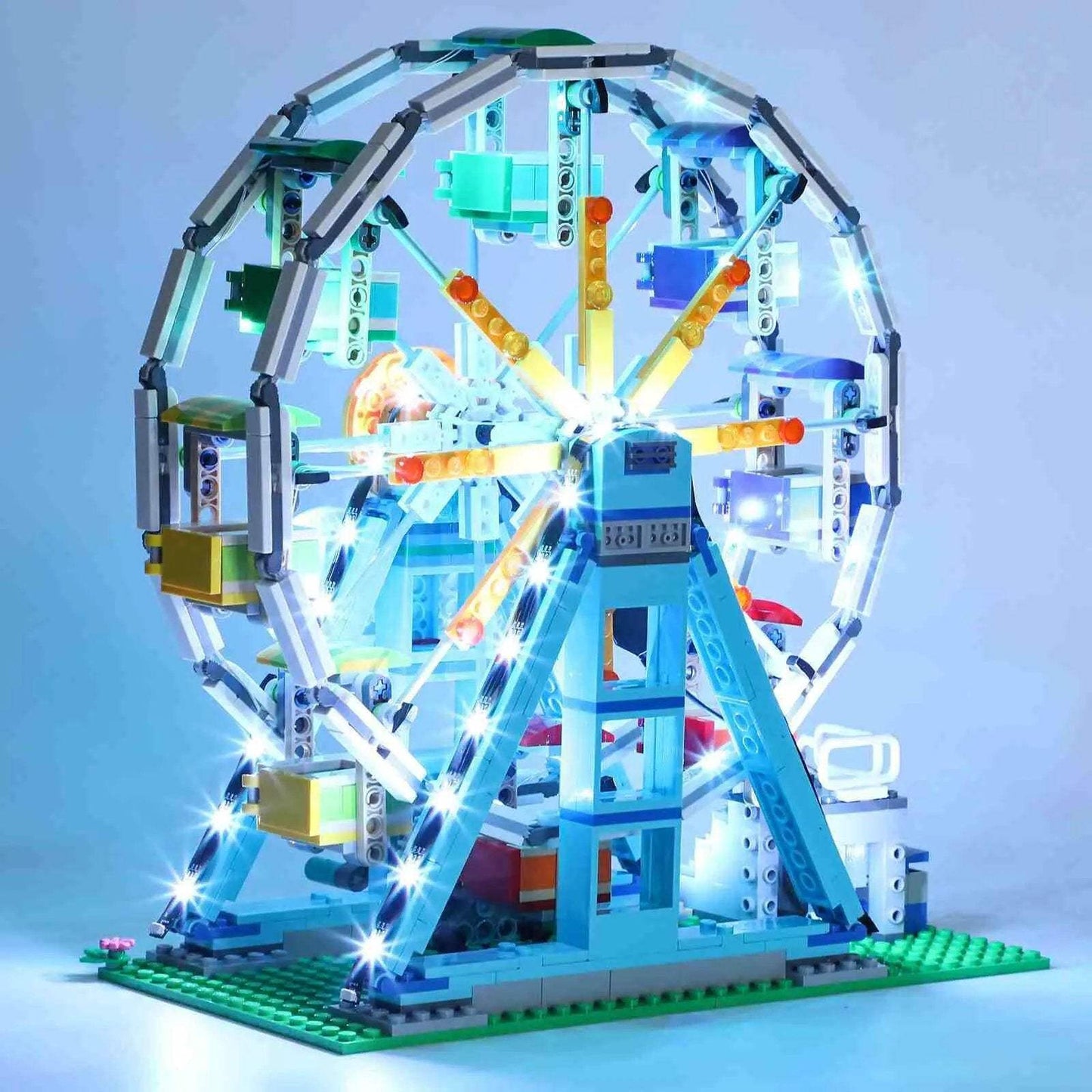 MOC LEGO Ferris Wheel Light Kit With RC And RGB Colors - ToylandEU