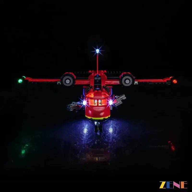 MOC Bright LED Light Kit For LEGO Fire Rescue Plane 60413 - ToylandEU