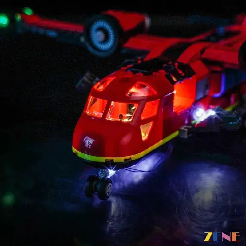 MOC Bright LED Light Kit For LEGO Fire Rescue Plane 60413 - ToylandEU