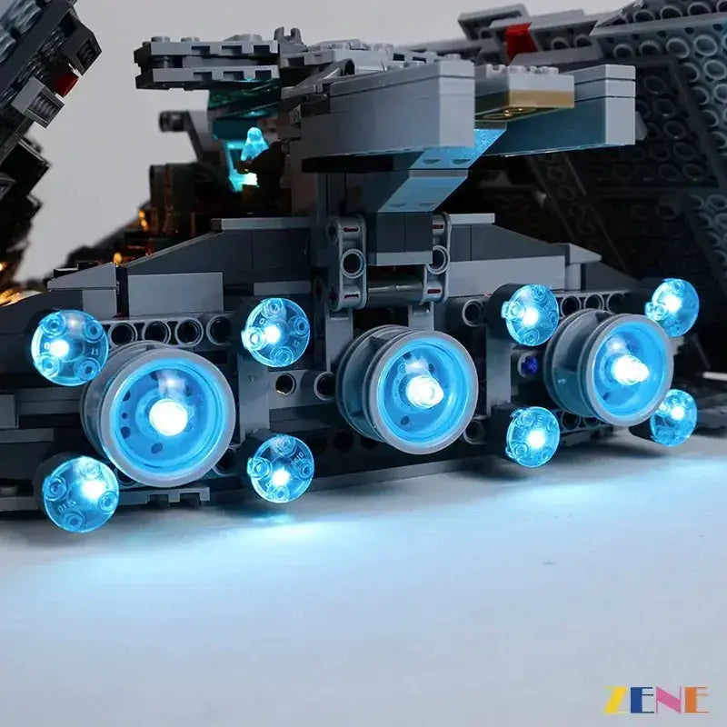MOC LEGO Star Wars First Order Star Destroyer LED Lighting Kit - ToylandEU