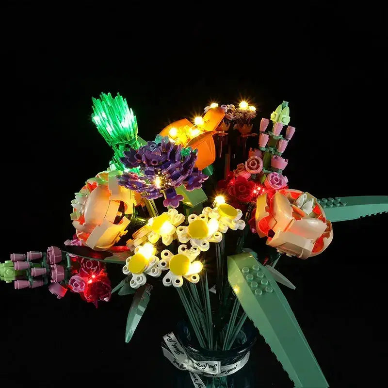 MOC Lego Flower Bouquet Light Kit For 10280 Version Two - ToylandEU