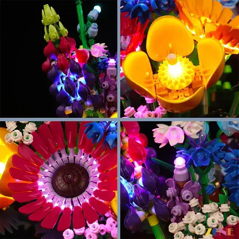 Light Kit for LEGO Flower Wildflower Bouquet #10313 - ToylandEU
