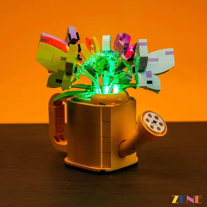 MOC LEGO Light Kit for Flowers in Watering Can Illuminates Display - ToylandEU