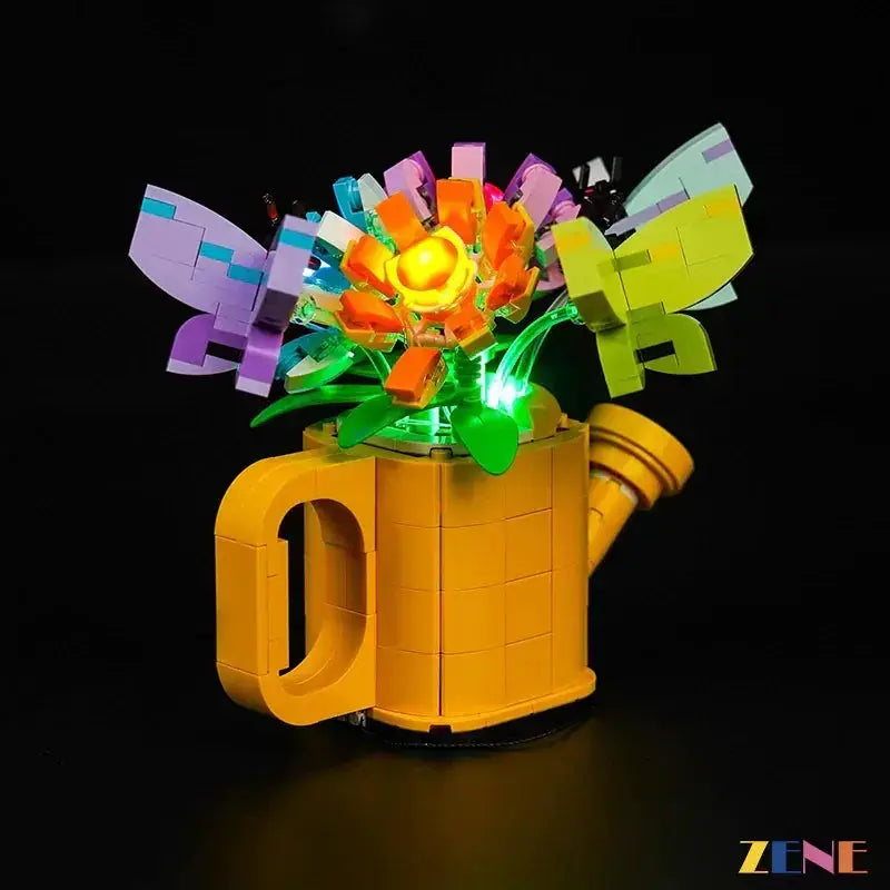 MOC LEGO Light Kit for Flowers in Watering Can Illuminates Display - ToylandEU