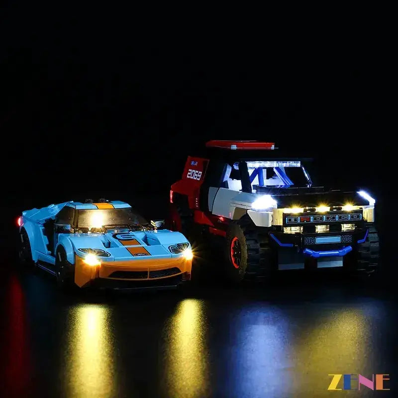 MOC LEGO Ford GT Heritage Edition Light Kit No Circuit Experience - ToylandEU