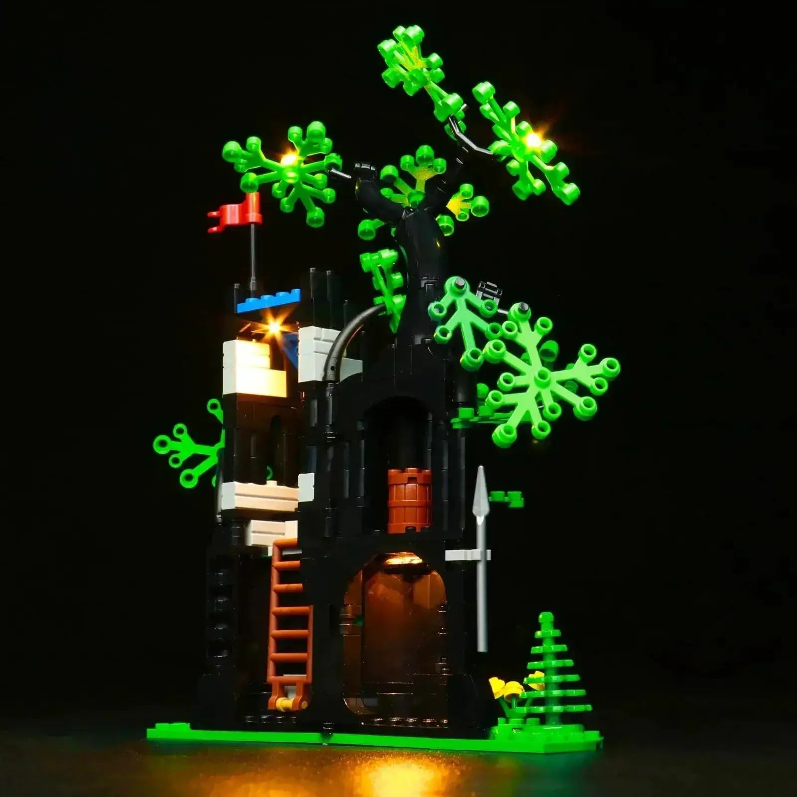MOC Lego Forest Hideout Lighting Kit With Easy Step Installation - ToylandEU