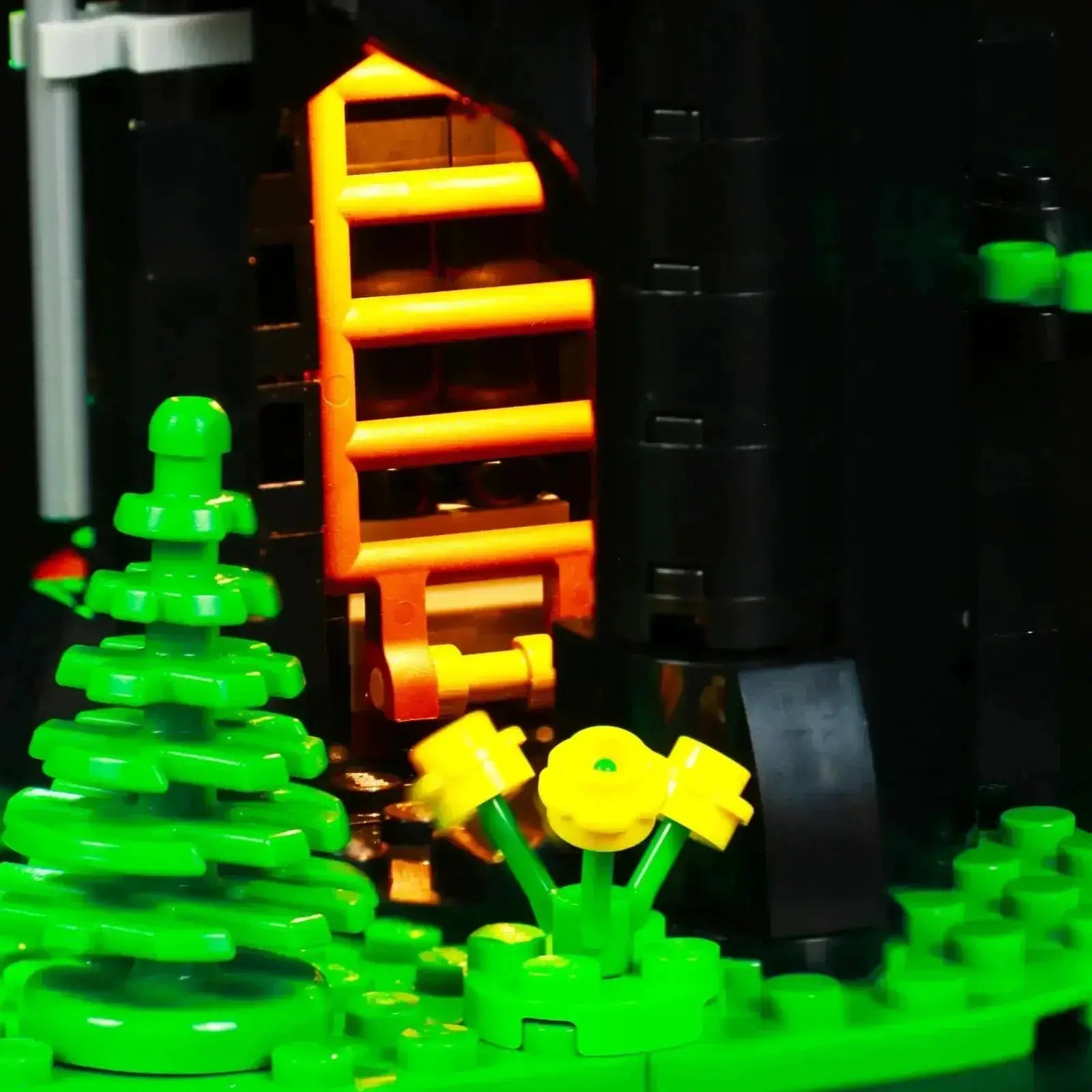 MOC Lego Forest Hideout Lighting Kit With Easy Step Installation - ToylandEU