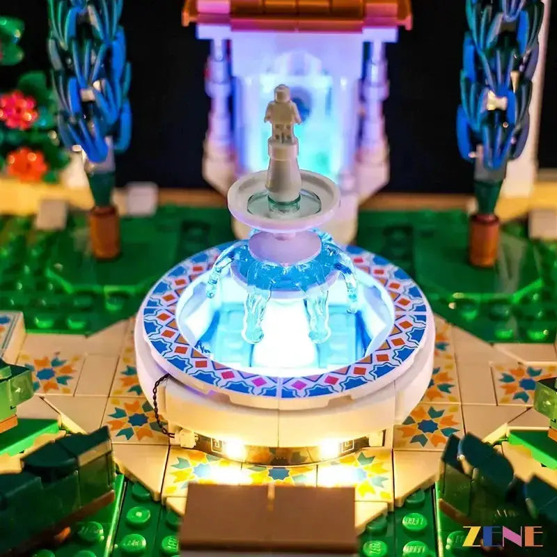 MOC LEGO Fountain Garden Light Kit With Easy Install Steps - ToylandEU