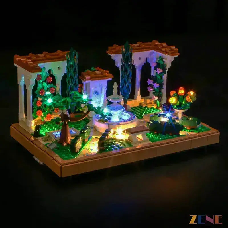 MOC LEGO Fountain Garden Light Kit With Easy Install Steps - ToylandEU